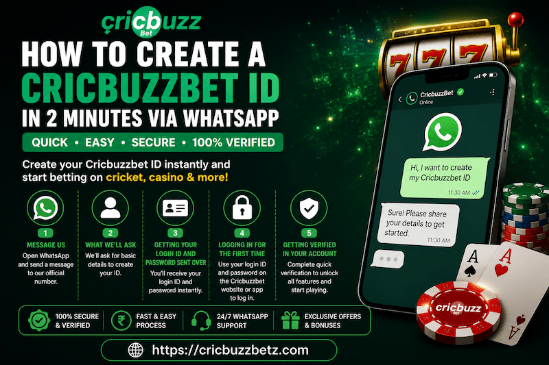 Create Cricbuzzbet Id
