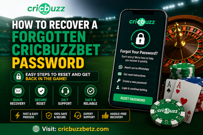 cricbuzzbet password recovery guide